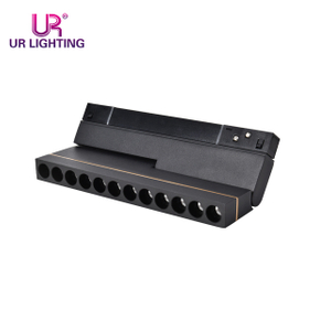 Lente circular Black Black Magentic Track Grille Light 12W C126